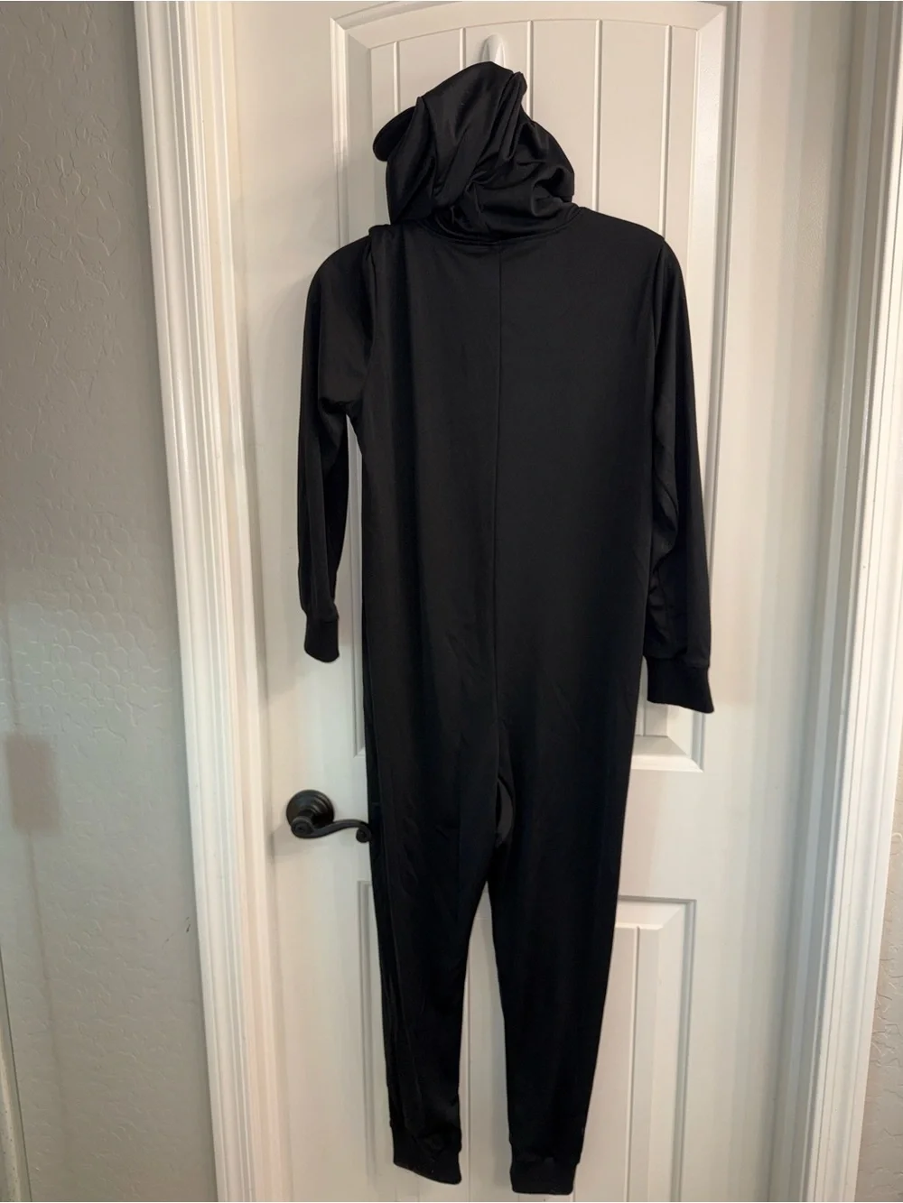 Disney Mickey Mouse Skeleton Hooded Onesie Costume glow in the dark size 9/10